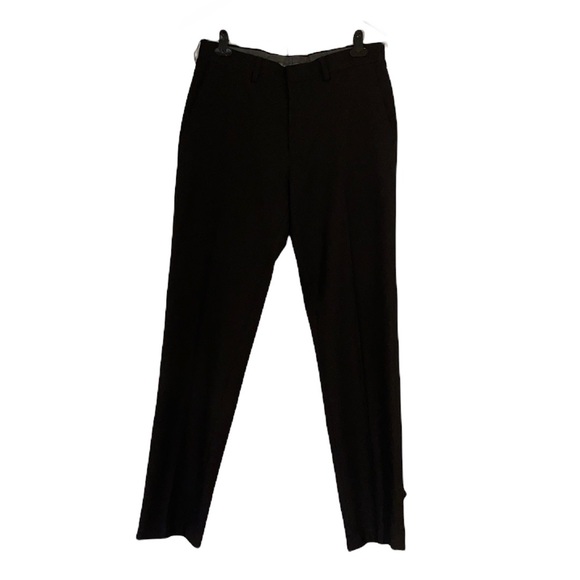 Haggar mens black wrinkle free dress pant